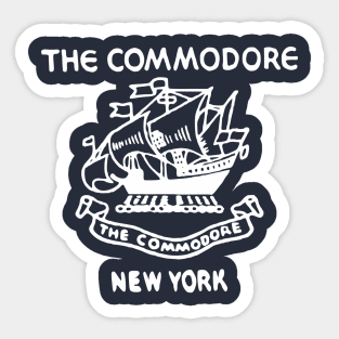 The Commodore Hotel Vintage Hotel Matchbook Sticker